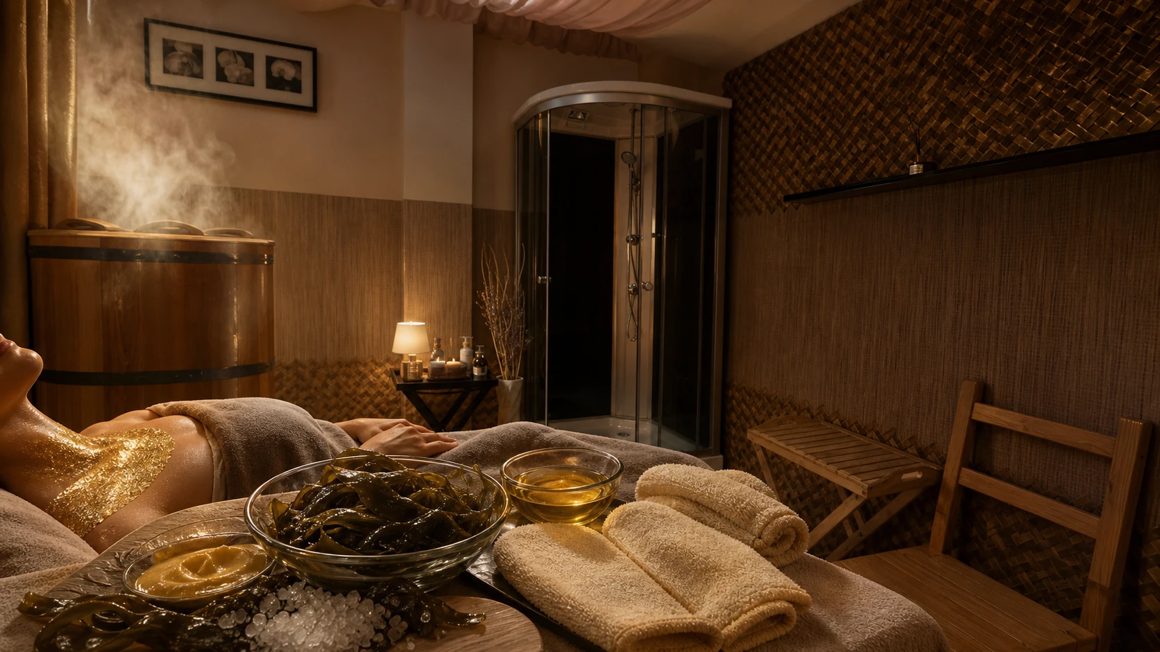 Тёплая SPA-зона с кедровой сауной